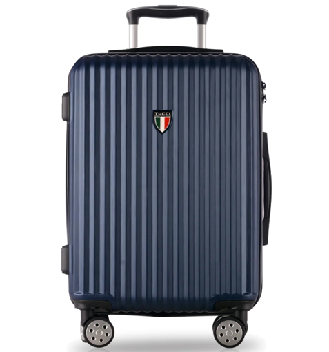 Obrázek z Cestovní kufr TUCCI Banda T-0274/3-L ABS - modrá - 96 L + 35% EXPANDER 
