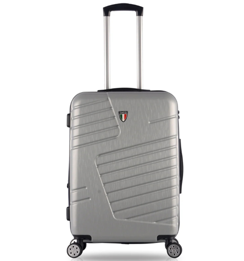 Obrázek z Kabinové zavazadlo TUCCI Boschetti T-0278/3-S ABS - stříbrná - 36 L 